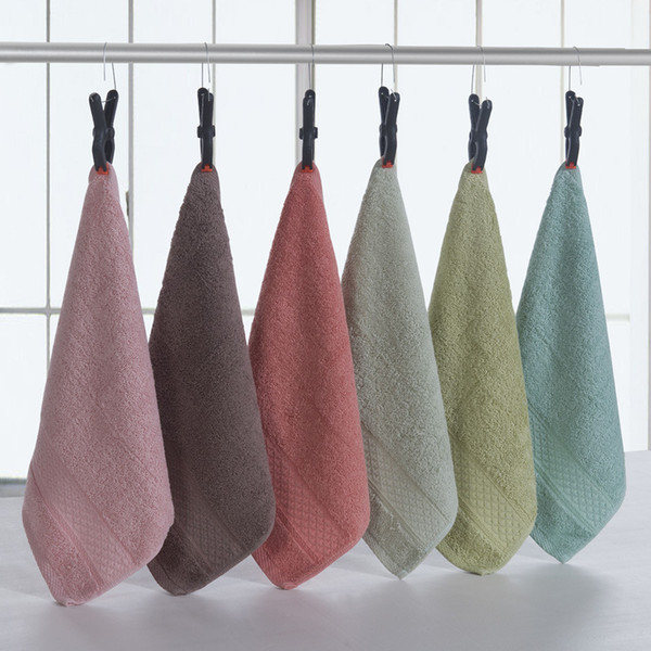 Superior Solid Color Pure Cotton Small Towel Square Shape For Face Towel Or Hand Towel Home Hotel Restaurant Use 33*33CM