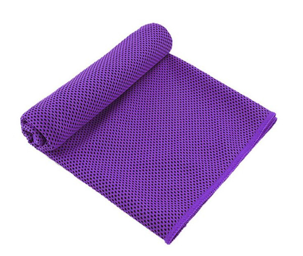 Trendy 9 colors Cold sports towels sunstroke prevention Quick Drying towel Comfortable breathable Swimming Travel Gym Towel.