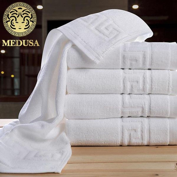 medusa egyptian cotton solid yarn dyed dobby great wall bath/face towel 3pcs set for home/stars hotel