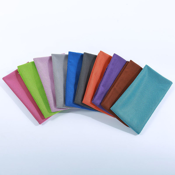 Seal Bag Package Ice Cold Towel Cooling Summer Sunstroke Sports Exercise Cool Quick Dry Soft Breathable Cooling Towel Free Shipping