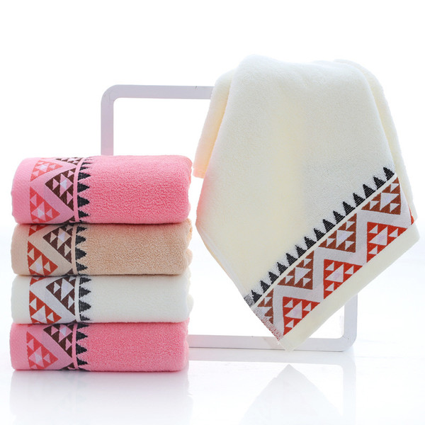 2019 New Cotton Pattern Hair Towel Tooth Shape Cute Towel Unisex Couple Large Size Absorbent Towels Home Soft Towels