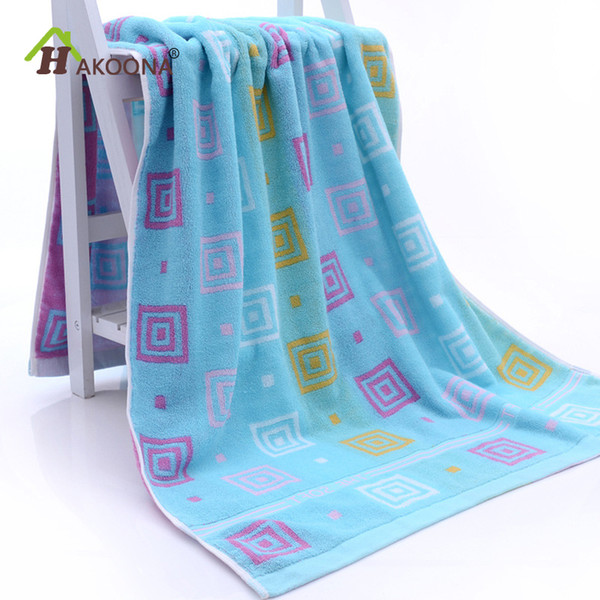 HAKOONA Cotton Bath Towel Thicken Big Bathroom Towels Soft Absorbent Adult Cotton Bath Towel Wipe The Chest 70*140cm