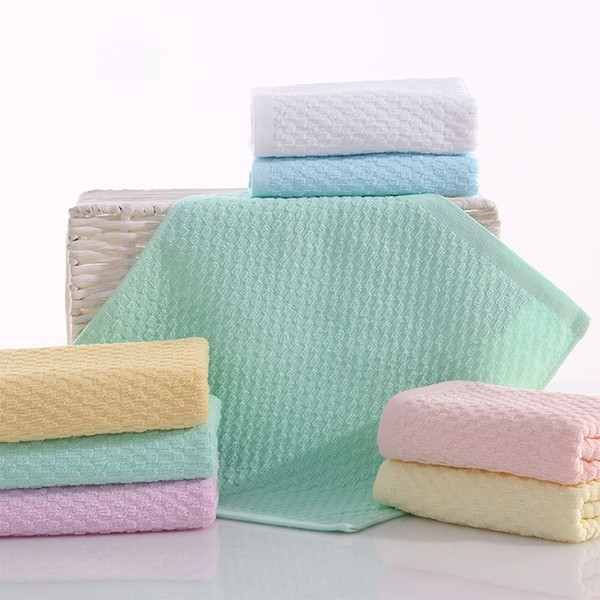 Pure Cotton Children Small Square Towel, Baby Saliva Towel ,Children Training Self-wash Towel,30*30cm Square Towel.