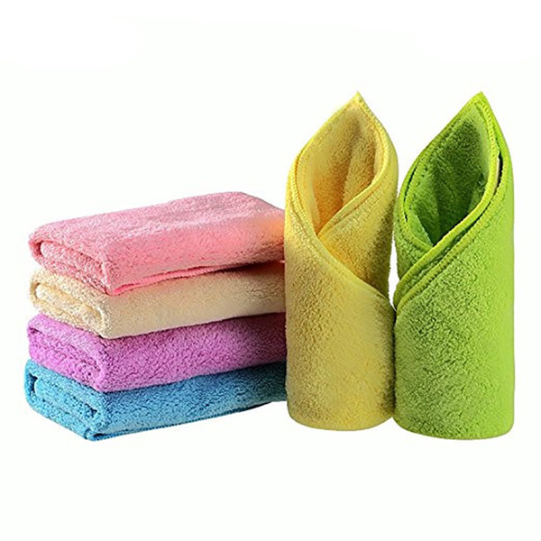 6 pcs New 2017 Hot Sale Hand Towel Bamboo Baby Towel 30x30cm Face Towels Baby Care Wash Cloth Kids Hand For Newborn