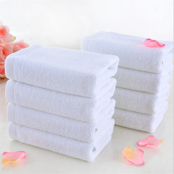 Hotel Towels Cotton White Hotel Facial Towel 100g Thick Soft Hand Towel Factory Wholesale