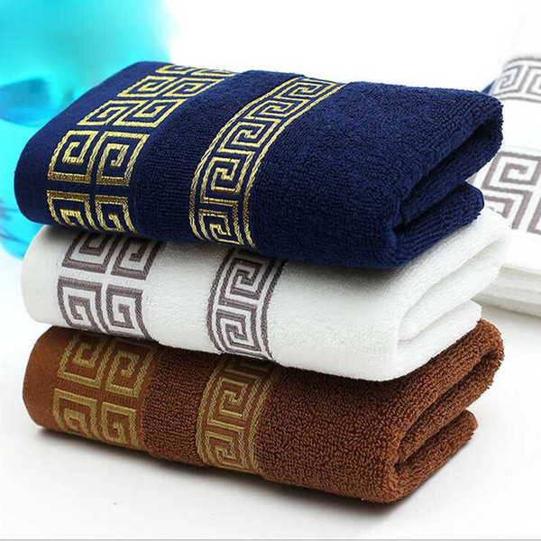 Hot Sales Luxury Men Face Towel linge de toilette Super Soft 100% Cotton Towel Brand Home Terry Towel Free shipping q171128