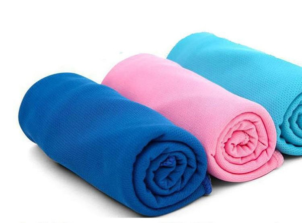 Color Magic Cold Towel Exercise Fitness Sweat Summer Ice Towel Outdoor Sports Ice Cool Towel PVA Hypothermia 90x35cm Cooling Towel