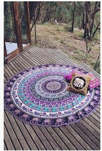 New Summer Indian Mandala Bedspread Tapestry Shawl Wall Hanging Bohemian Ethnic Throw Beauty Wall Decor Beach Towel Big Bed Cover Yoga Mat