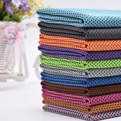 Ice Cold Multicolor Towel 90*30cm Summer Anti Sunstroke Instant Cooling Towel Heat Relief Reusable Chill Quick Dry Cool Towel