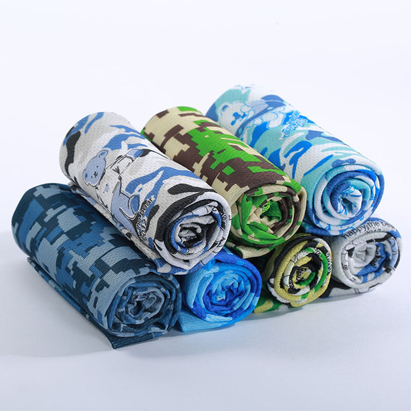 Camo man Sports Ice Cold Towels Cooling Towel Double Color camouflage Towel 30*90cm for activity wholesale 17-29 7colors mix