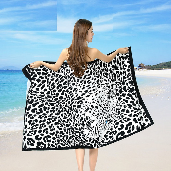 DHL free shipping 100% microfiber material big size 180x100cm sexy beach towel