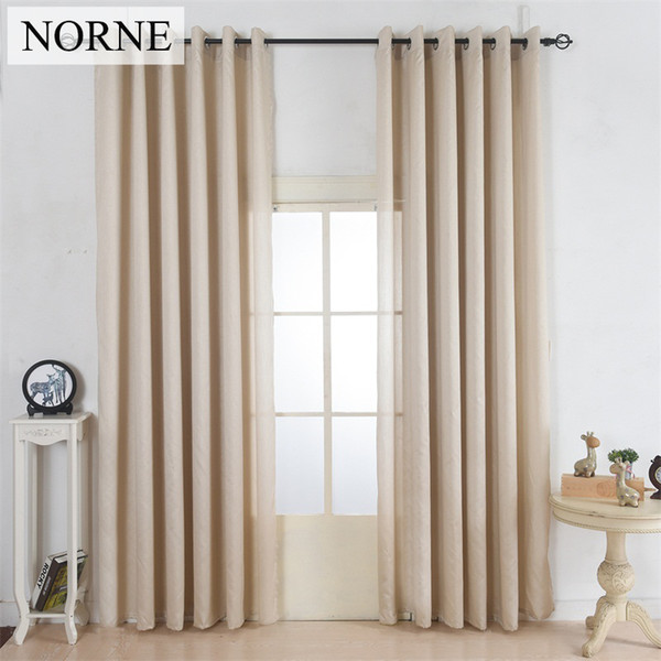 NORNE Faux Silk Window Curtains Light Softly Filtering Drapes for Living Room Dividers Bedroom Privacy Home Decorative curtain