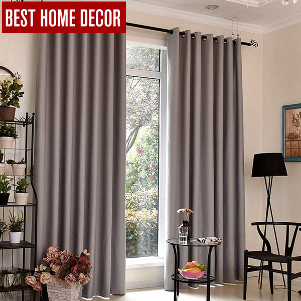 BHD Modern Blackout Curtains For Window Treatment Blinds Finished Drapes Window Blackout Curtain For Living Room The Bedroom