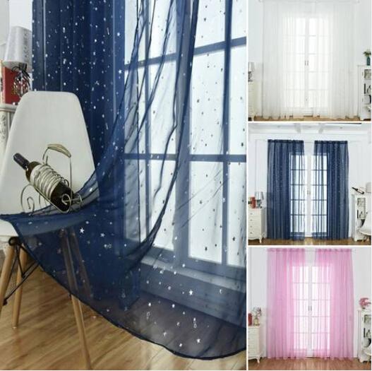 Sales!!! Wholesales Free shipping 2.7m Sheer Voile Window Sheer Curtains Panel Curtains Bedroom Balcony Window Screening