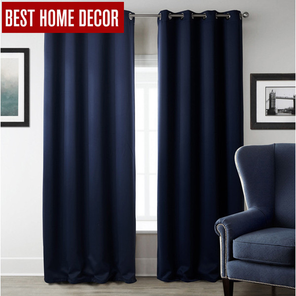 New Modern Blackout Curtains For Window Treatment Blinds Finished Drapes Window Blackout Curtain For Living Room The Bedroom Blinds