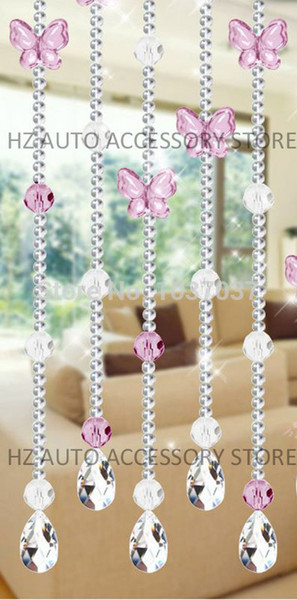 Free shipping 10 meters the butterfly and 32 section of Acrylic bead curtain entranceway partition indoor decoration wedding centerpieces