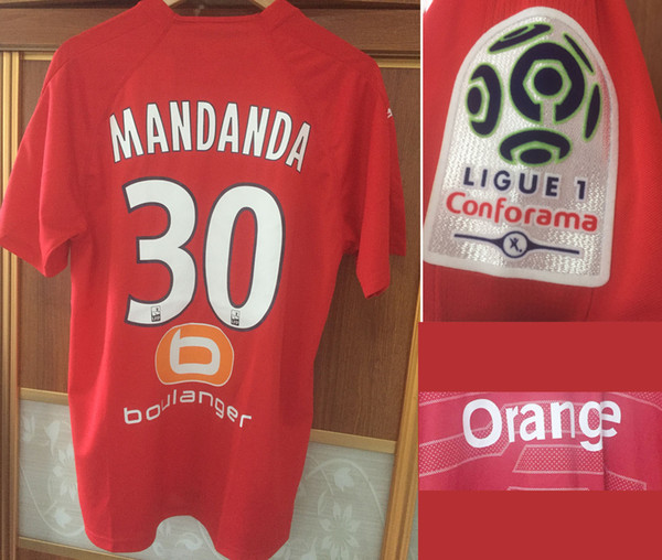 Marseille Goalkeeper Mandanda For Ligue 1 and Europe League Game Soccer Patch badge