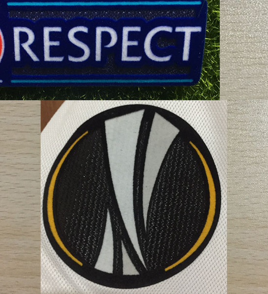 1819 Europa League Patch and Respect Patch Heat Transfer Soccer Patch Badge