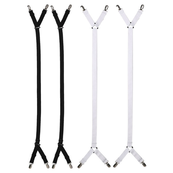 Bed Sheet Mattress Holder Fastener Grippers Clips Suspender Straps Home 2pcs