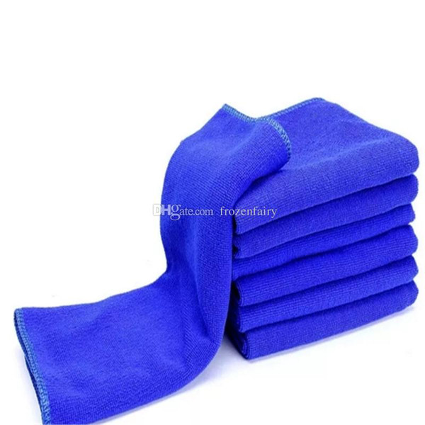 30x70cm Microfiber Car Cleaning Towel Microfiber Detailing Polishing Scrubbing Waxing Cloth Hand Towel Free Shipping bb176-184 201711292