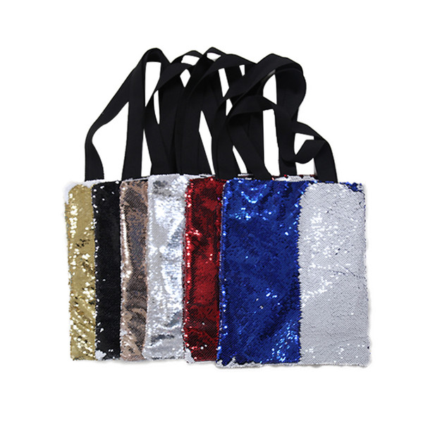 Customized Mermaid Sequin tote bags Dancing Bag Fashion Dance Bag Sequin Backpack Flip Sequin Bling Bag