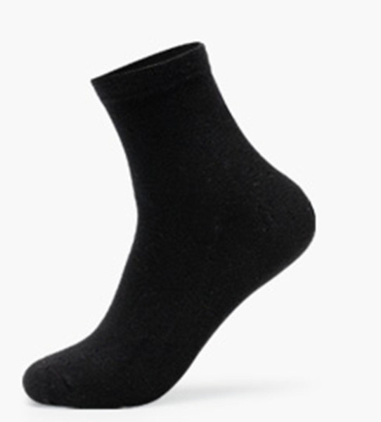 Antibacterial and deodorant socks, men's socks. Black sports cotton socks