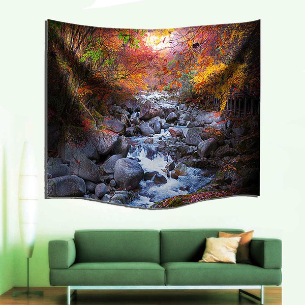 Indian Mandala Tapestry Yoga Mat Home Decorative Wall Hanging Boho Beach Towel Bedspread Table Cloth Woodland Clear Spring