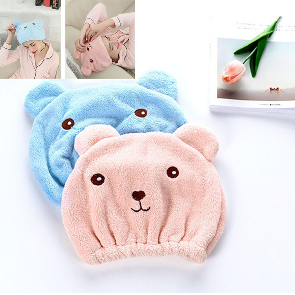 2018 NEW good hygroscopicity and breathability Microfiber Hair Turban Quickly Dry Hair Hat Wrapped Towel Cap towel