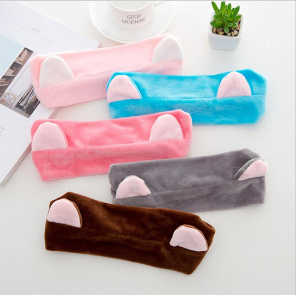 10 pcs/set Home textile cute cat ears hair band sports makeup face scarf headband hair band headband Liu Hai hair accessories