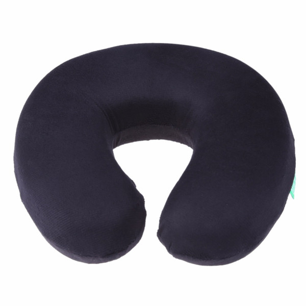 Soft U Shaped Slow Rebound Memory Foam Travel Neck Pillow for Office Flight Traveling Cotton Pillows Head Rest Cushion