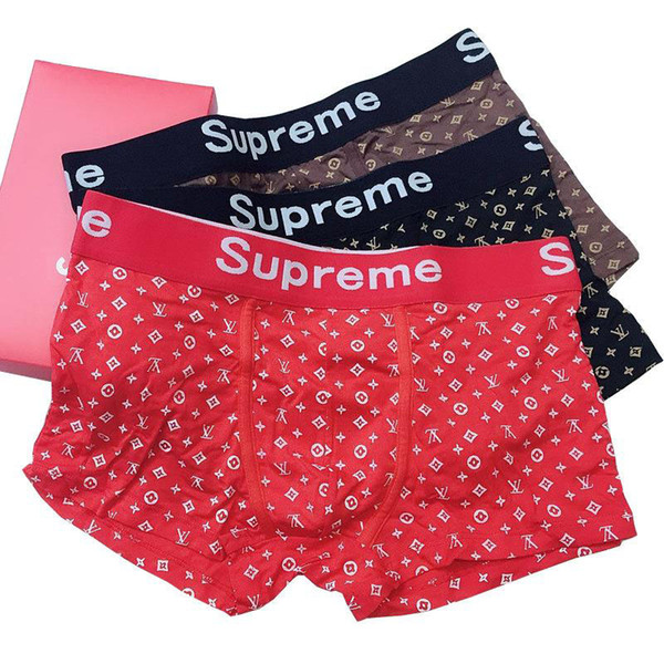 Luxury Men Underpants SUP Designer Brand Boxers Cotton Breathable Boxer Shorts Men Underpants For Male Sexy Male Underwears