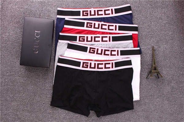 new fashion Male Boxers Sets for L-XXL Color Mixed Fashion Men Cotton Underpants Breathable Men Brief Underpants