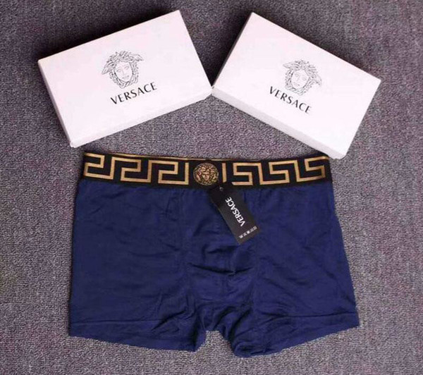 Hot Sale Discount Popular Underwear Quality Men Boxers Tide Pure Cotton Breathable Underpants Men's Shorts With Gift Box