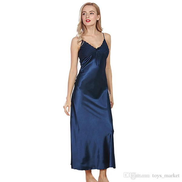 Silk Pyjamas Summer Clothes Womens Sexy Pajamas Clothing Suits Pajamas Sleepwear Nightgown Underwear Home Service Home Clothing