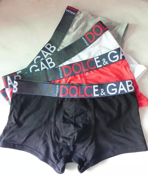 Mens Boxer Brand Design Luxury A2 Mens Boxers Breathable Cotton Underpants Tight Waistband S8