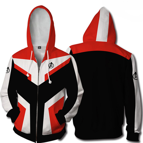 Avengers 4 Endgame Quantum Realm 3D Print Hoodies Super Hero Hoodies Men Women Zipper Sweatshirts Coat Cosplay Costume