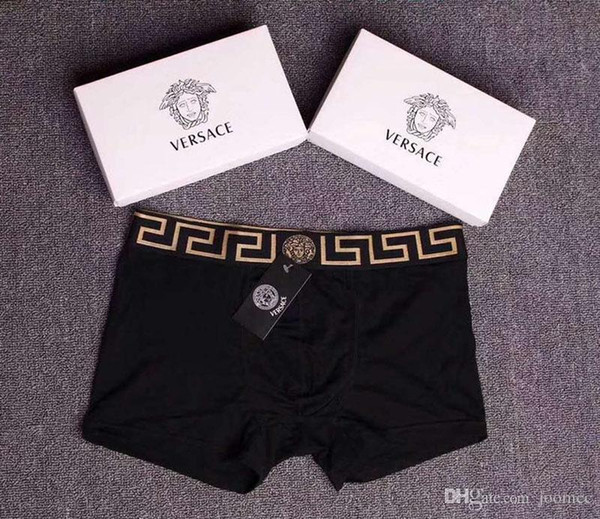Factory Wholesale Ins Popular Underwear Quality Men Boxers Tide Brand Pure Cotton Breathable Underpants Men \' ;S Shorts With Gift Box