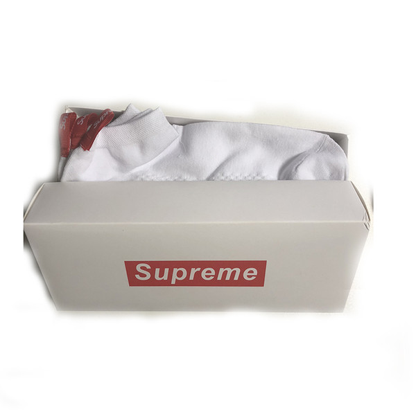 SUP Luxury Designer Brand Socks 6 Pairs Men Women sport socks Cotton Couple High street skateboard socks Free Size