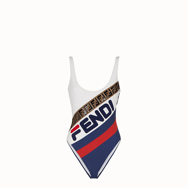 High Quality Bikini Tide Brand Summer Quality Beachwear Newest Women One-Piece Swimwear F Letter Printed Bikini