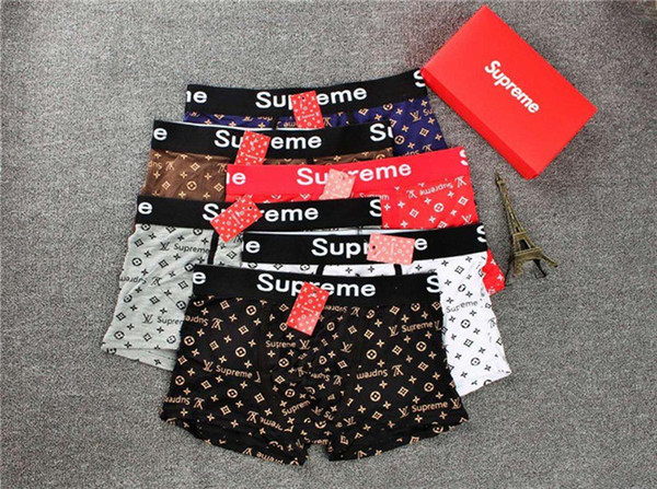 Summer 2019 new men's underwear Mid-rise comfort cotton breathable U-bulk underwear Men's boyshort summer sweat-absorbent breathable