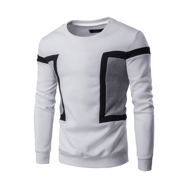 Hoodies Color Stitching Sweatshirts