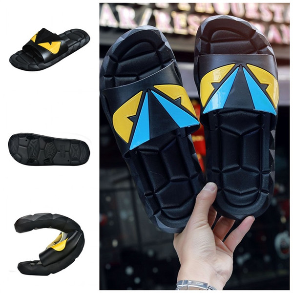 Cartoon Slippers Plastic Anti slip Soft Outdoor Sandals Creative Summer Couple Home Shoes Size 40 To 45 Hot Sale 32nj E1