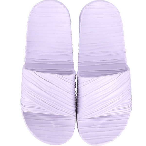 MOJESSE Indoor and Outdoor EVA Tasteless Four Seasons Home Slippers Macarons Couple Soft Bottom Thick Non-Slip Bathroom Men and Women Shoes