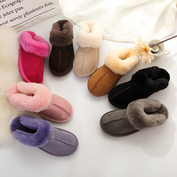 2018 New Home Shoes 5125 Warm Cotton slippers Men And Womens slippers Short Boots Women's Boots Snow Boots Cotton Slippers