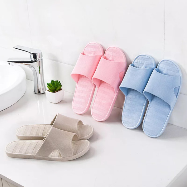 Summer Couples Bathroom Slippers Floor Skid Proof Home Men and Women Slippers Indoor Home Sandal Slippers