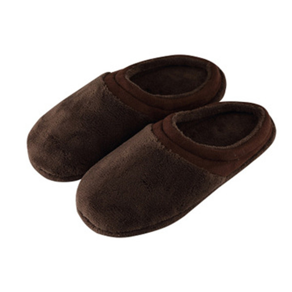 2019 casual indoor men's slippers autumn and winter men's soft bottom fabric cotton slippers AXM29
