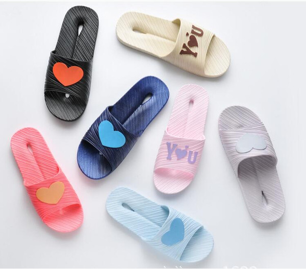 Fashion new style men's and women's summer indoor antiskid bathroom slippers, outdoor lovers lovers cool slippers