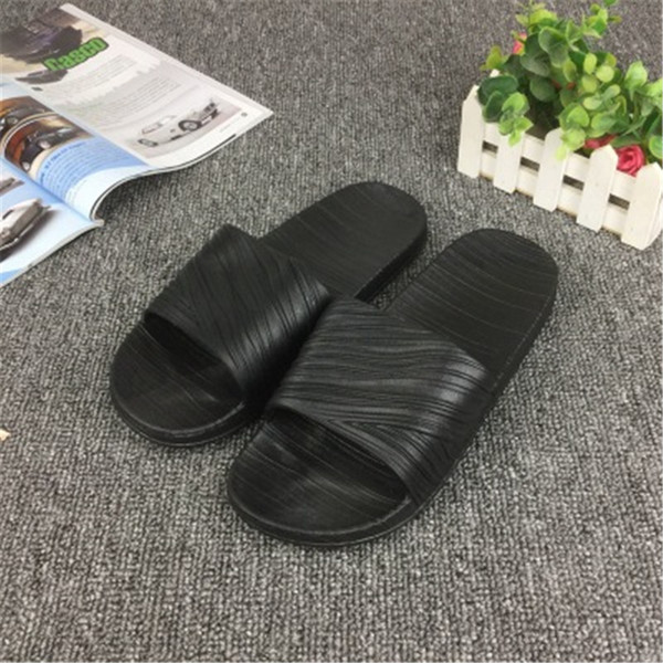 2018 home interior plastic soft bottom non-slip men and women season slippers yxj131