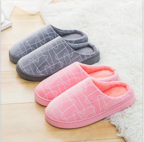 women cotton slippers, home Plush shoes,couples cotton trailer, for winter