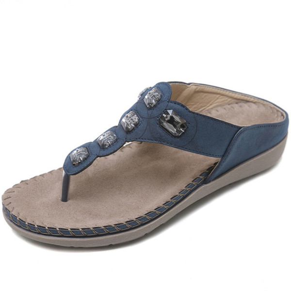 Women Shoes Comfort Beach Slippers Summer Fashion Flip Flops Ladies Shoes Flat Sandals Gladiator Sandalias
